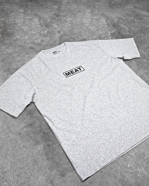 OVERSIZED TRAINING TEE – PRIMEBEEF / HEATHER GREY