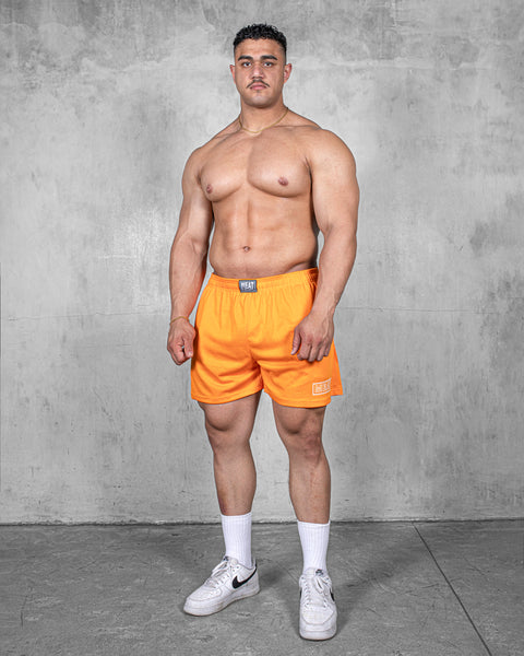 TRAINING SHORTS – PATCH / APRICOT ORANGE