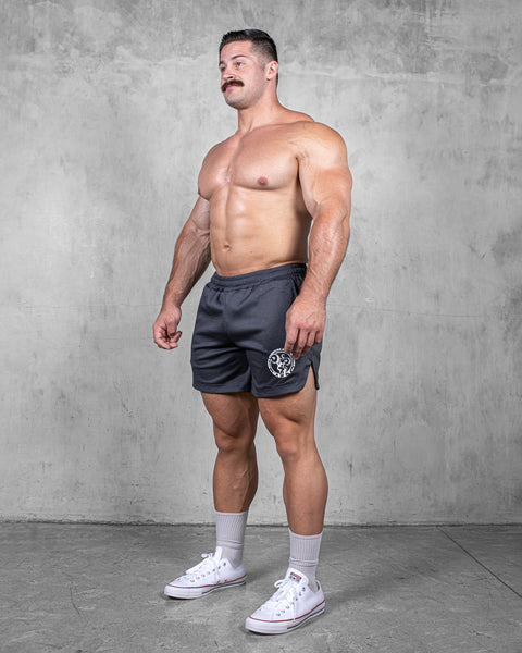 LIFTING SHORTS – MESH / GREY