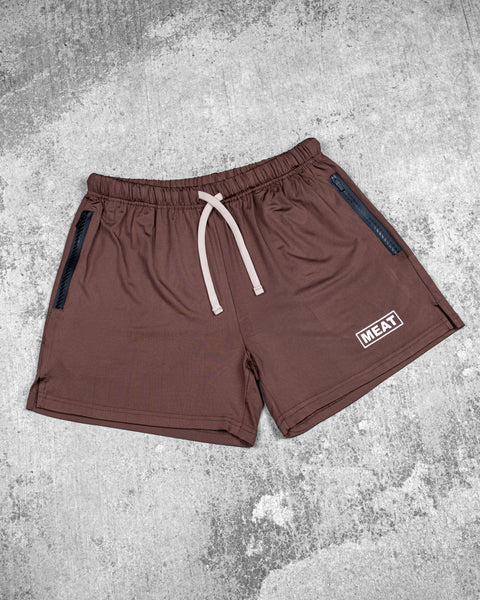 SQUATTING SHORTS – CLASSIC / BROWN